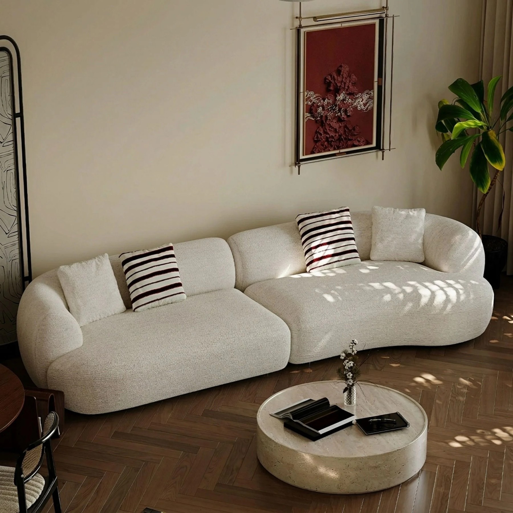 Dawn Curved Sofa lifestyle 3