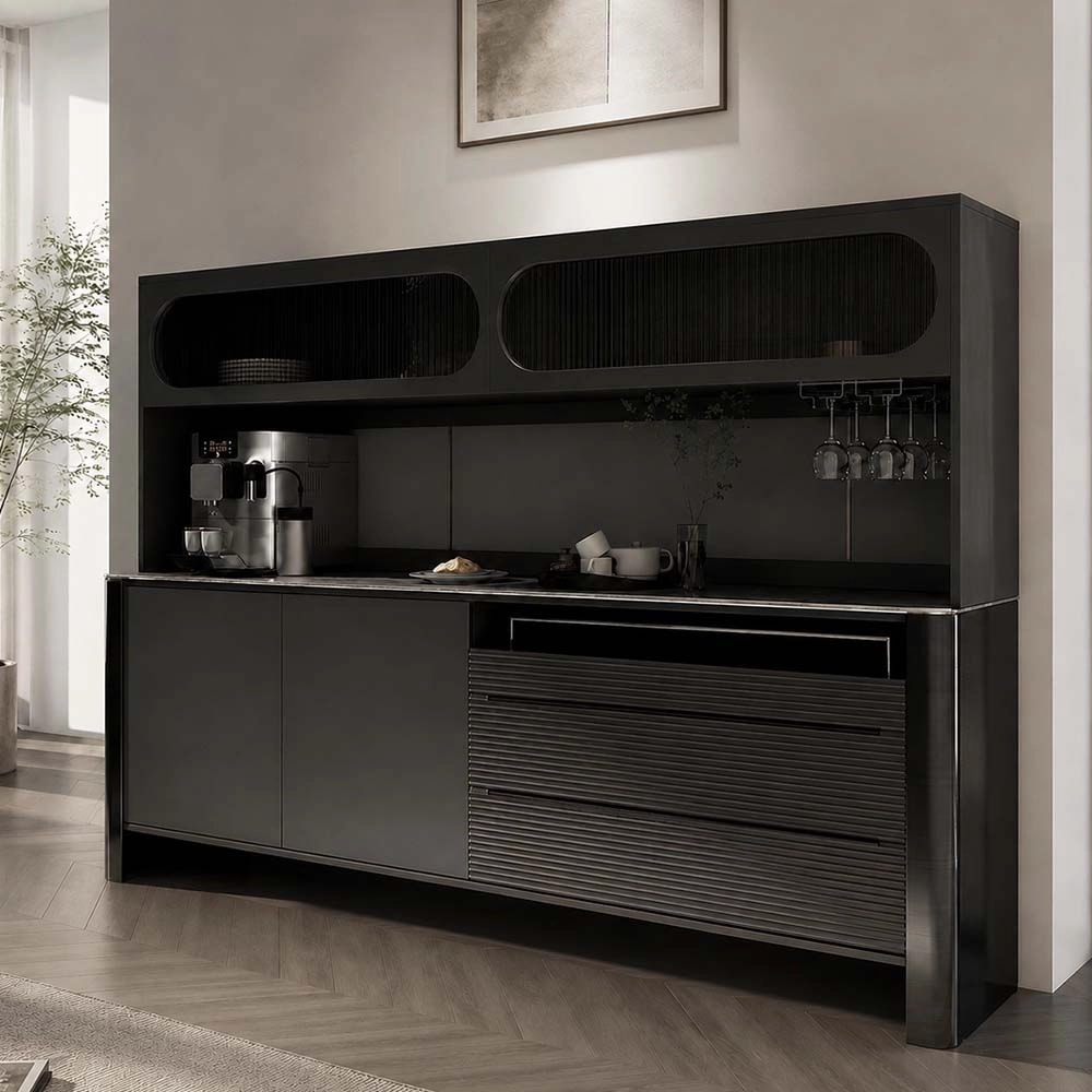 Solid Wood Sideboard Cabinet lifestyle 2