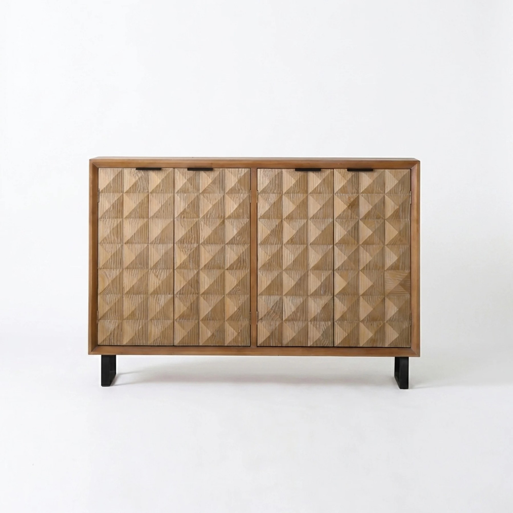 Wabi-Sabi Solid Wood Shoe Cabinet lifestyle 1