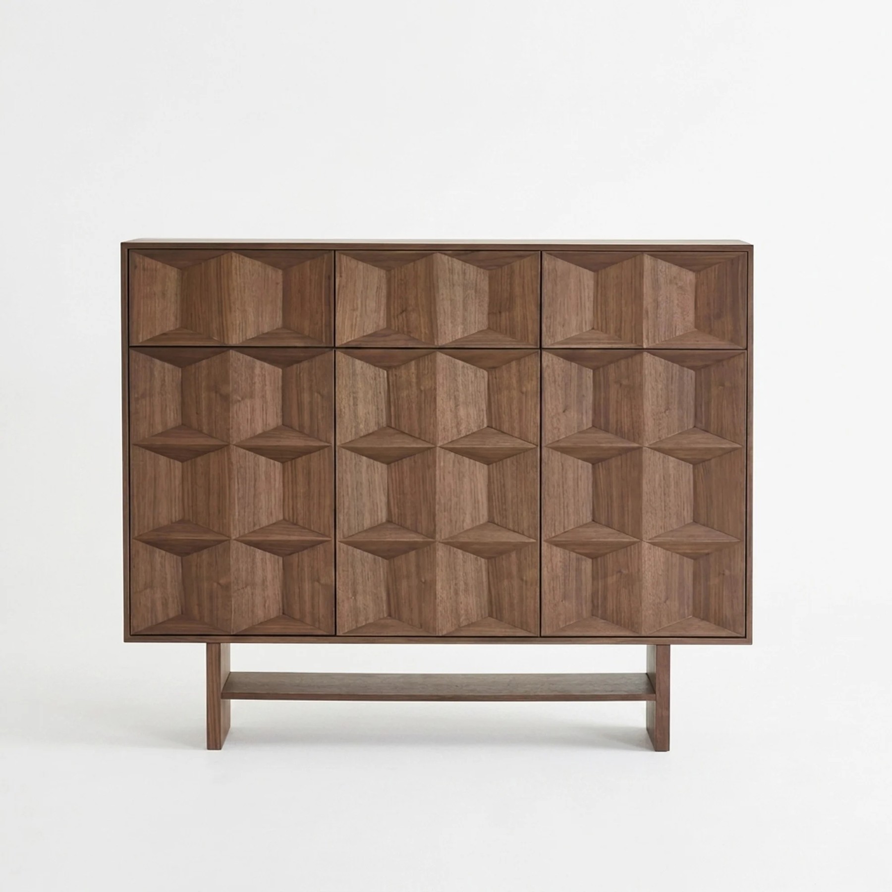 Solid Wood Vintage Grid Shoe Cabinet lifestyle 1