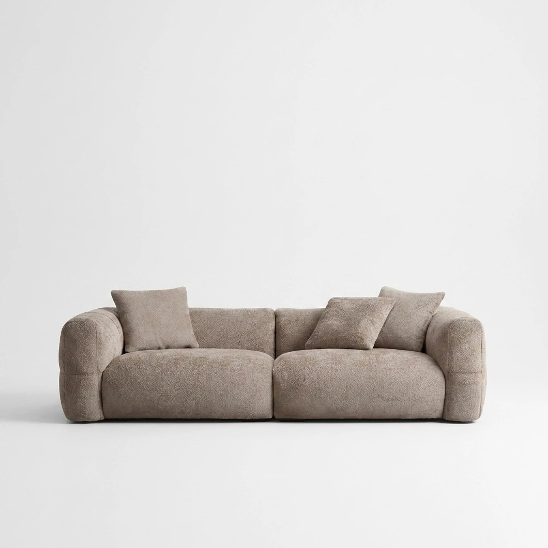 Minimalist Chenille Sofa lifestyle 1