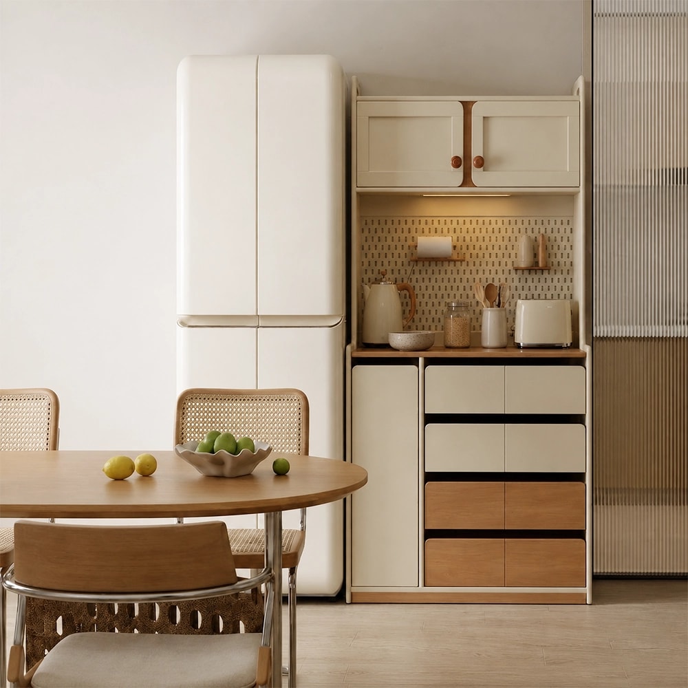 Japandi Solid Wood Sideboard lifestyle 2