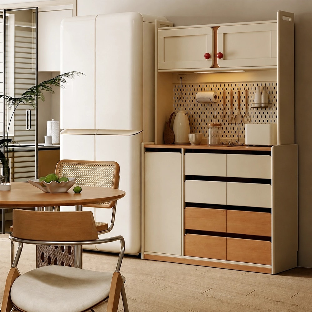 Japandi Solid Wood Sideboard lifestyle 3