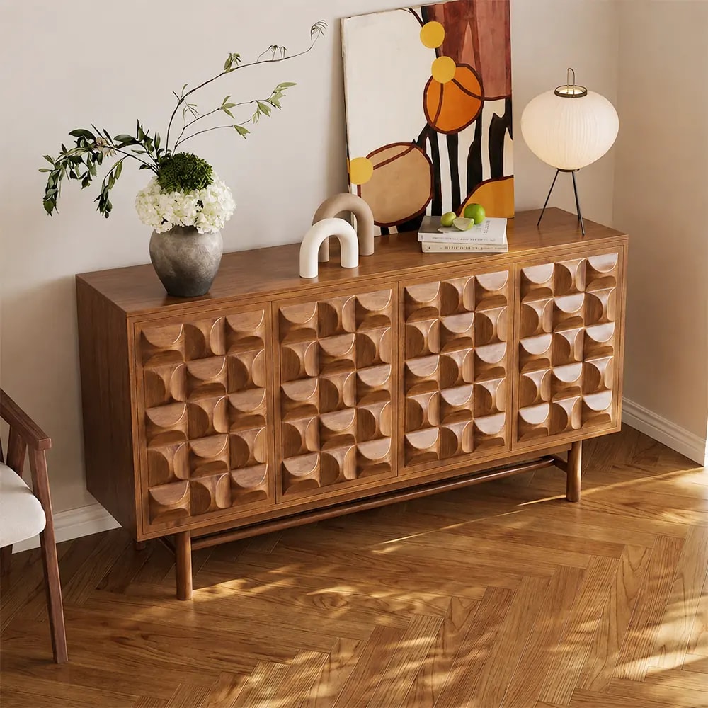 Mid-century Geometric Sideboard lifestyle 3