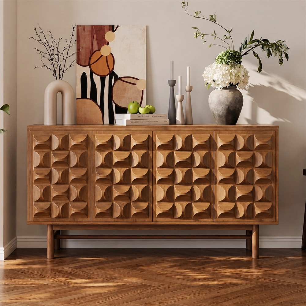 Mid-century Geometric Sideboard lifestyle 2