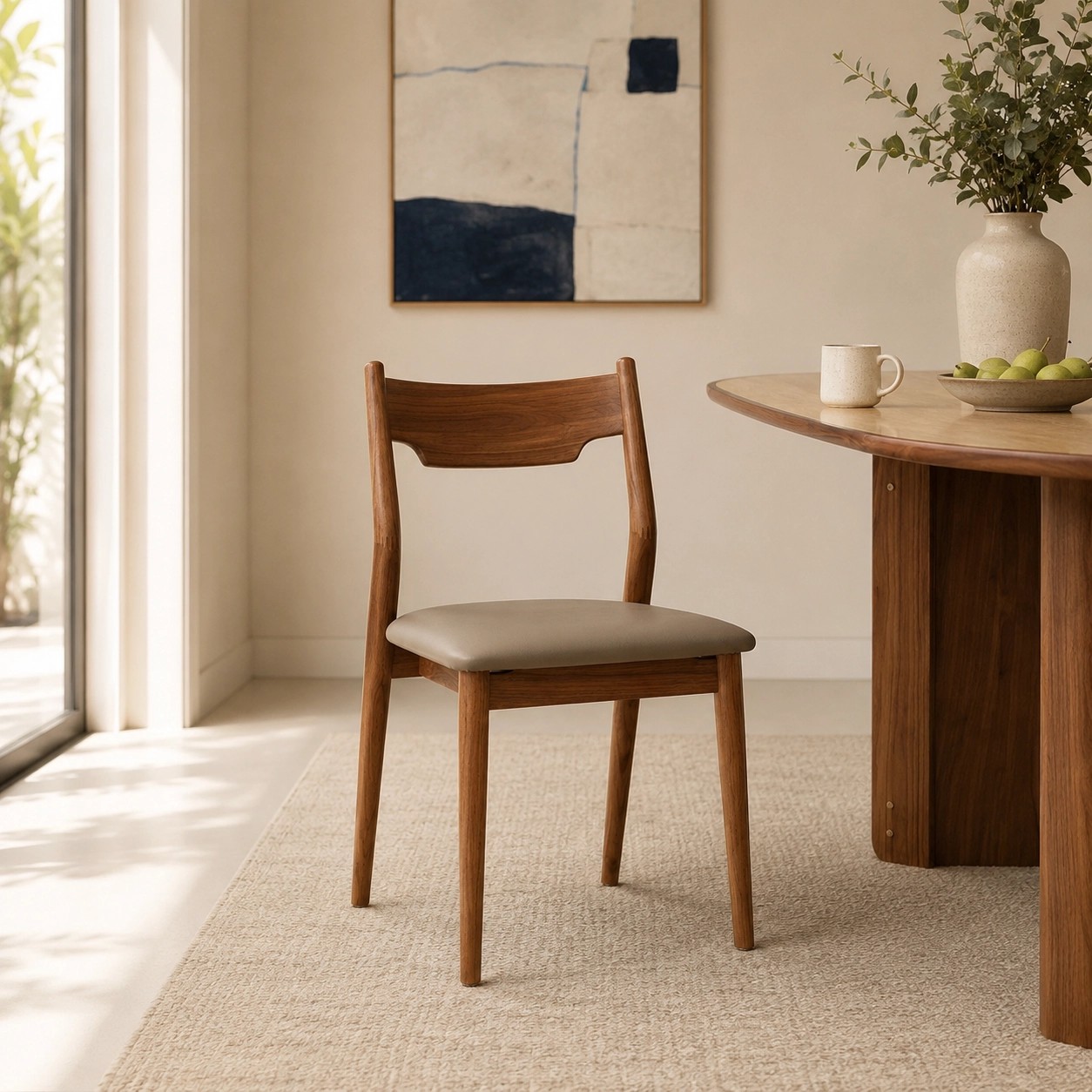 Solid Walnut Dining Chair lifestyle 3
