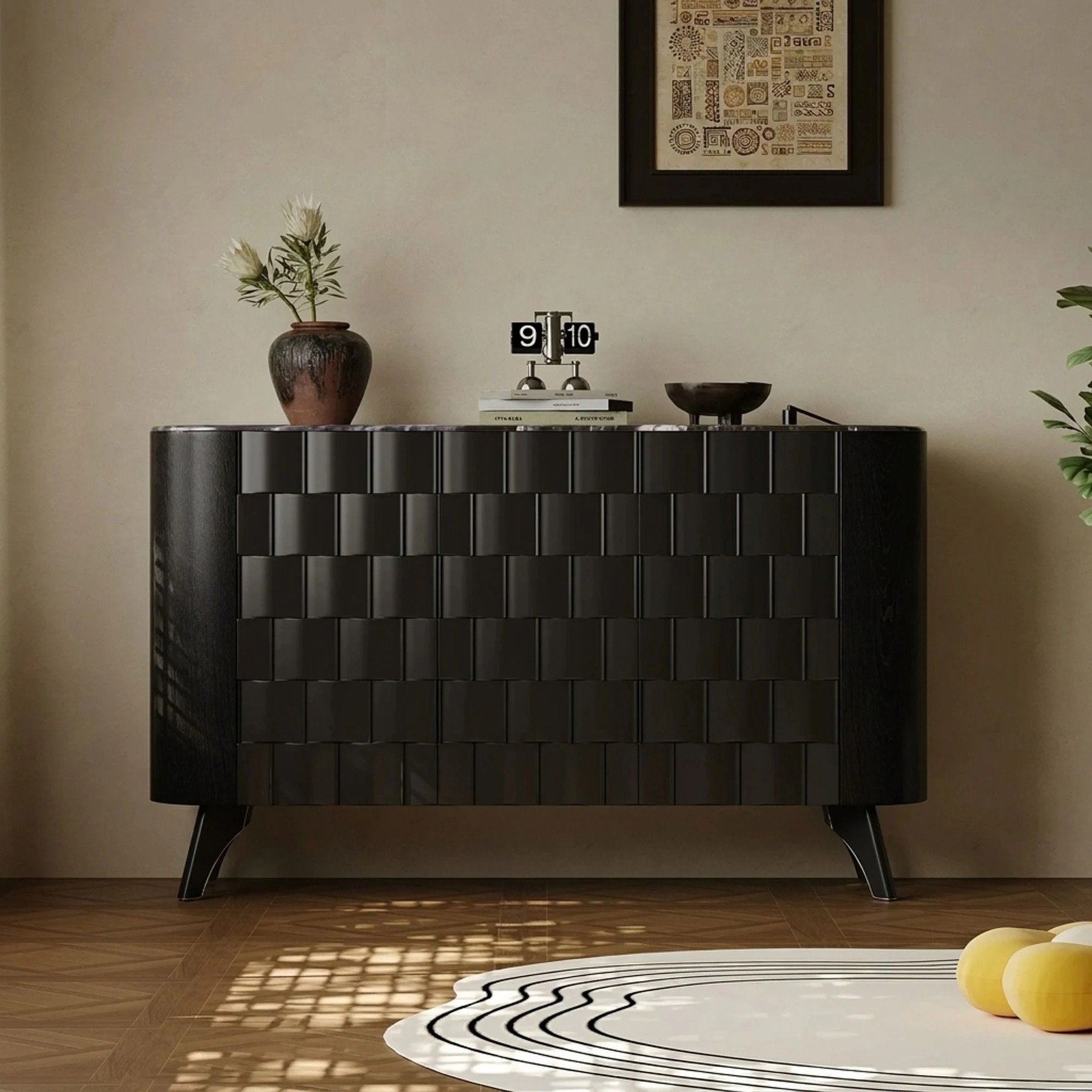 Micro-crystalline Stone Sideboard lifestyle 2