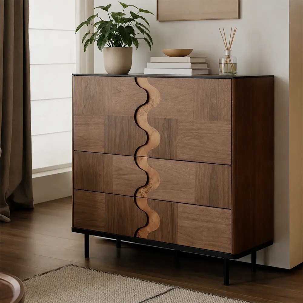 Solid Wood Marquetry Sideboard lifestyle 3