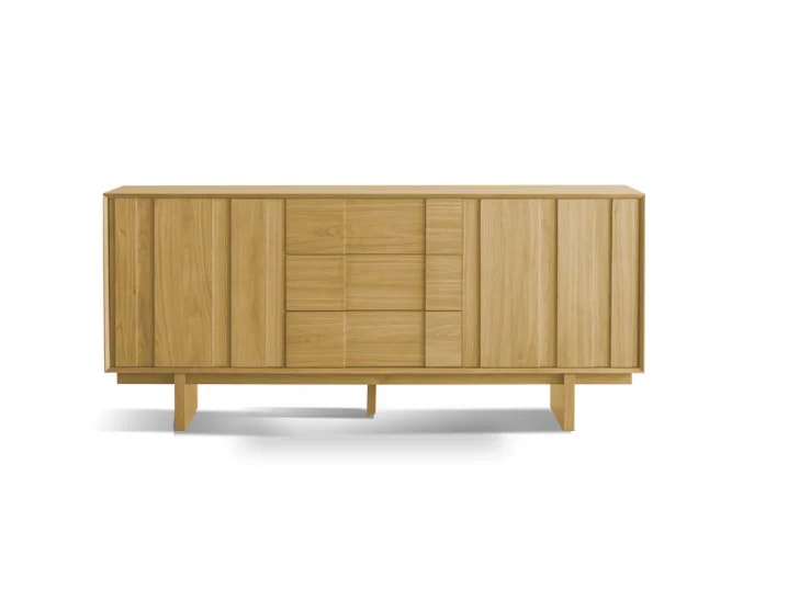 Mid-Century Solid Wood Storage Cabinet lifestyle 1