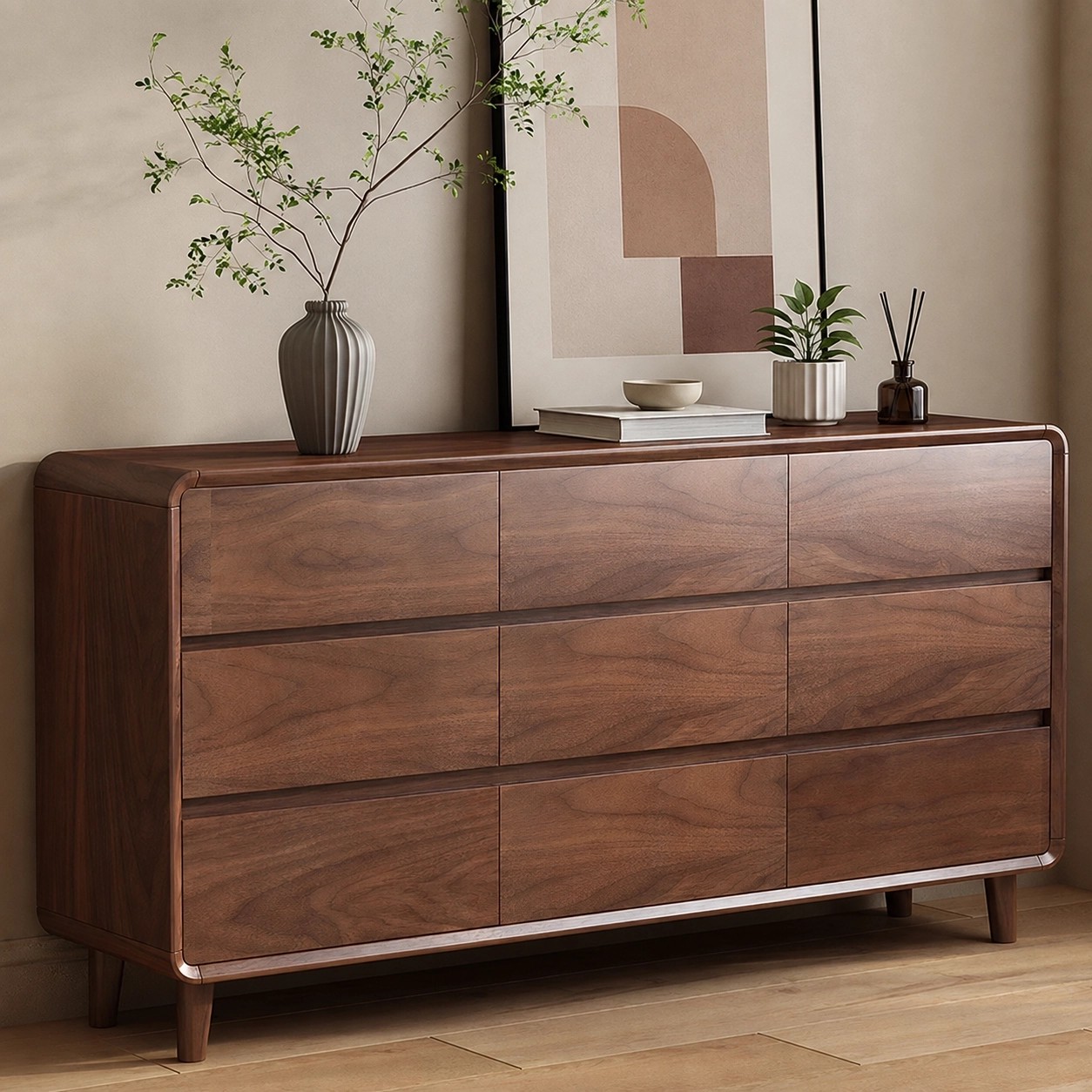 Minimalist Wood Dresser lifestyle 3