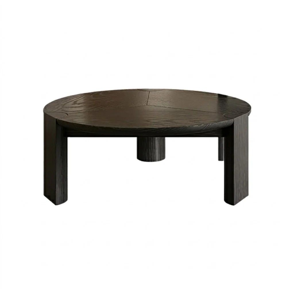 Solid Wood Wabi-sabi Coffee Table Set lifestyle 1