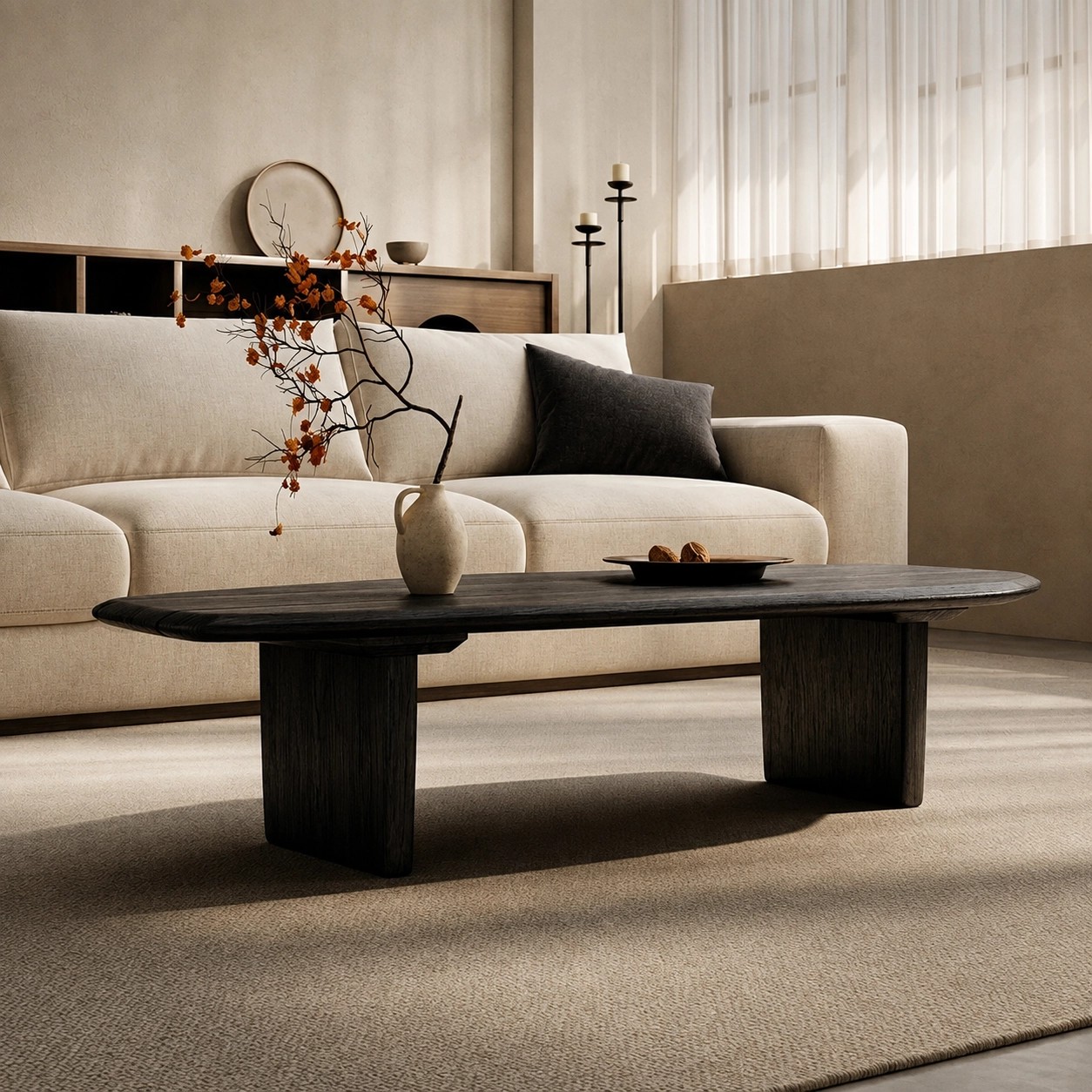 Wabi-sabi Irregular Coffee Table lifestyle 2