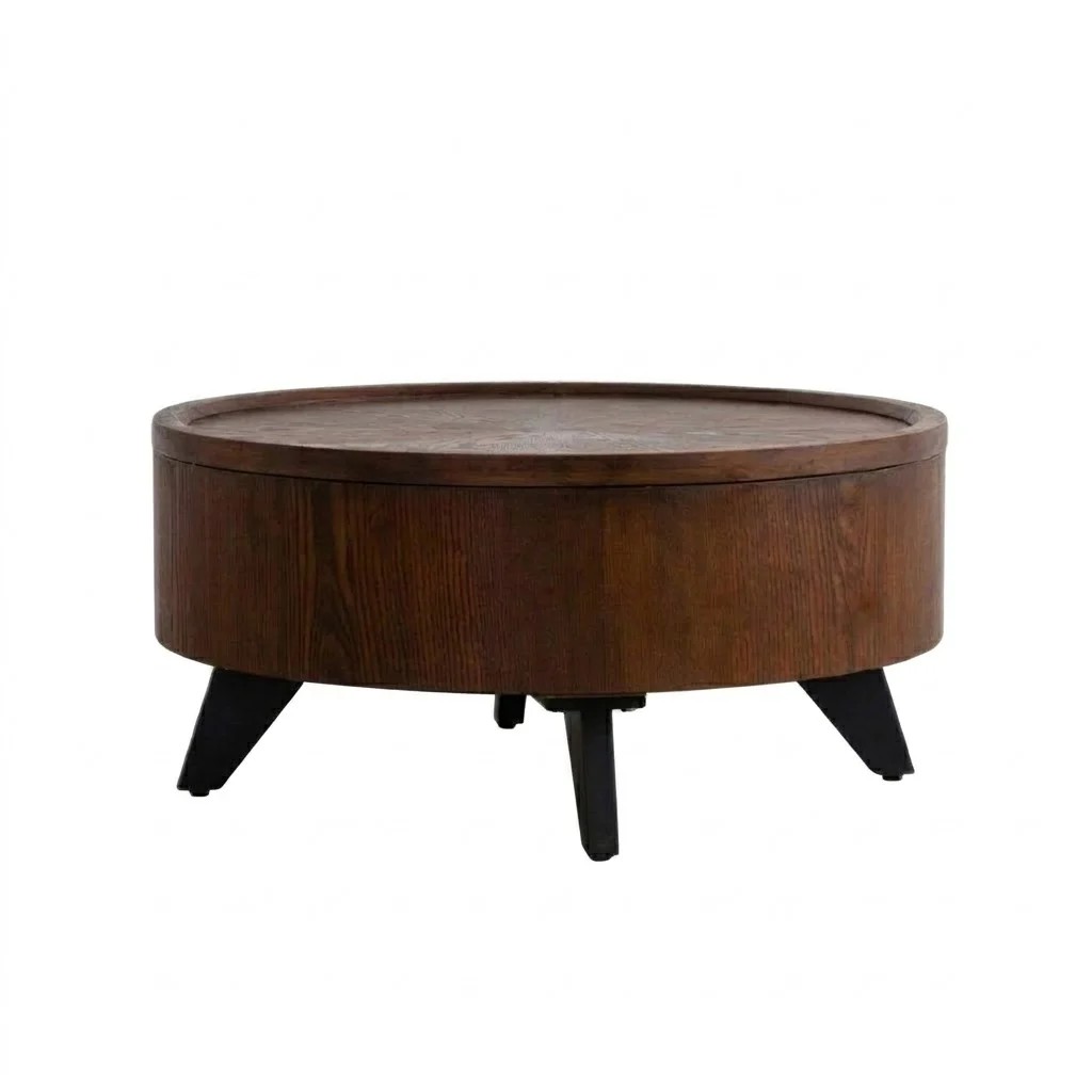 Solid Wood Wabi-Sabi Coffee Table lifestyle 1
