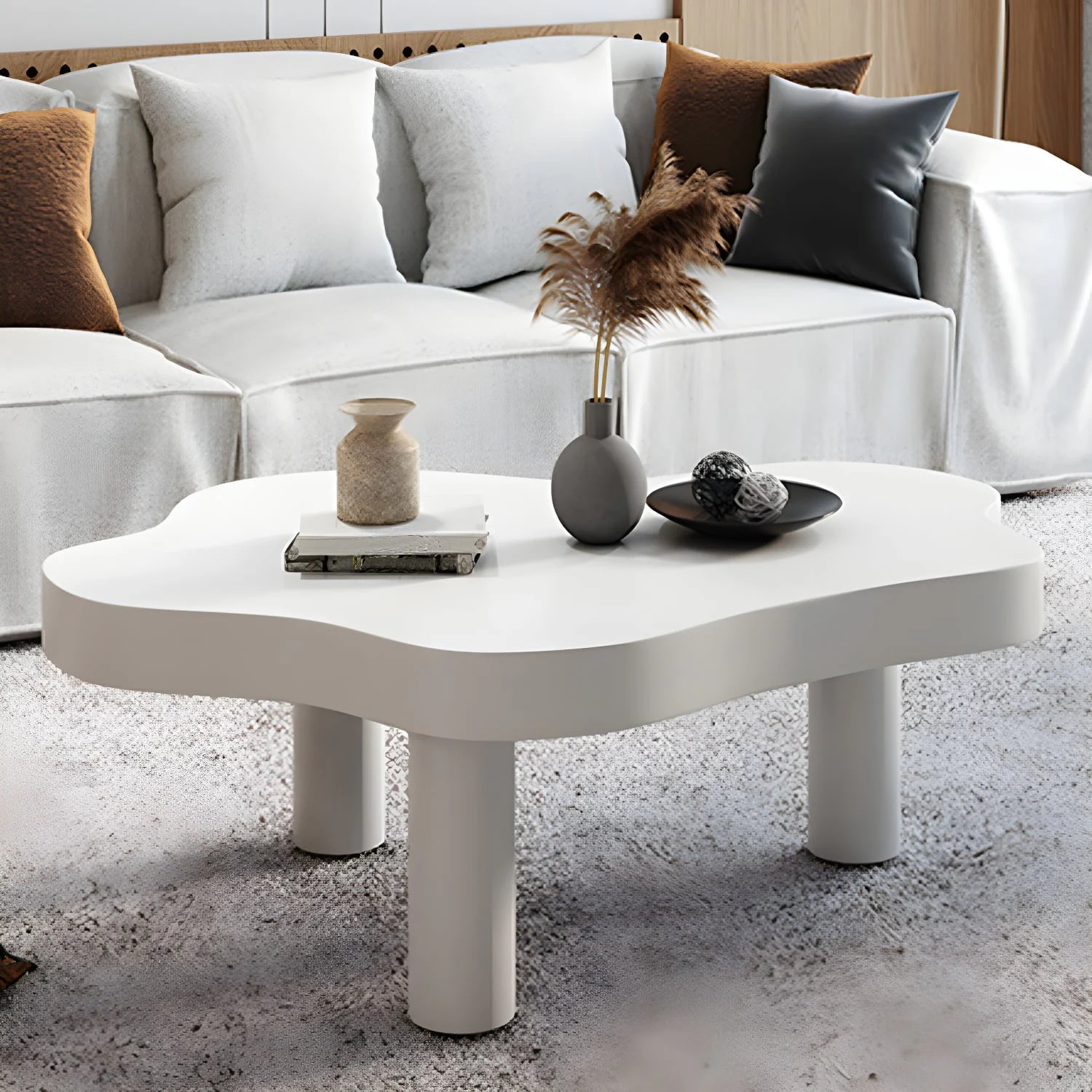 Cloud Sculptural Coffee Table lifestyle 1