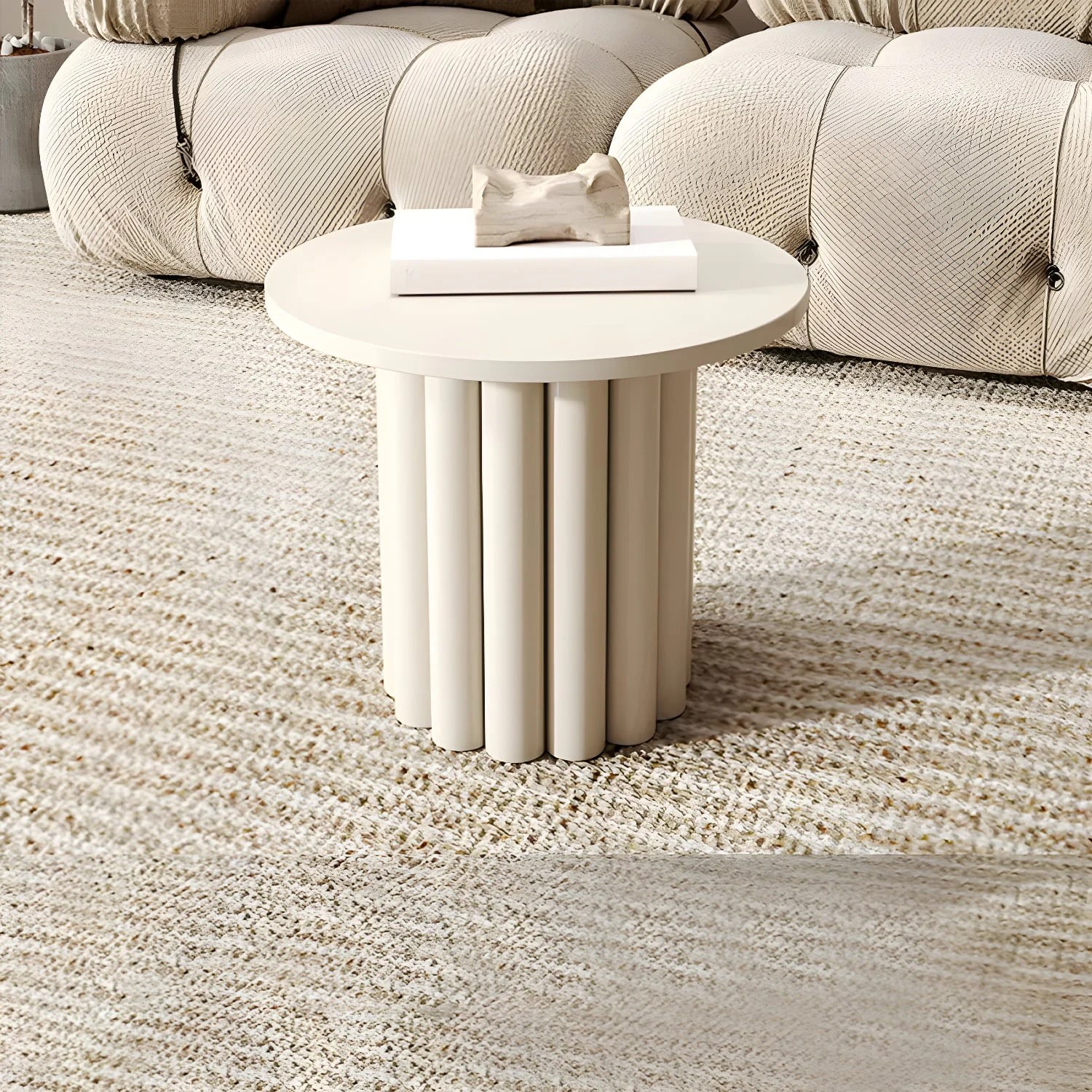 Scandinavian Round Coffee Table lifestyle 1