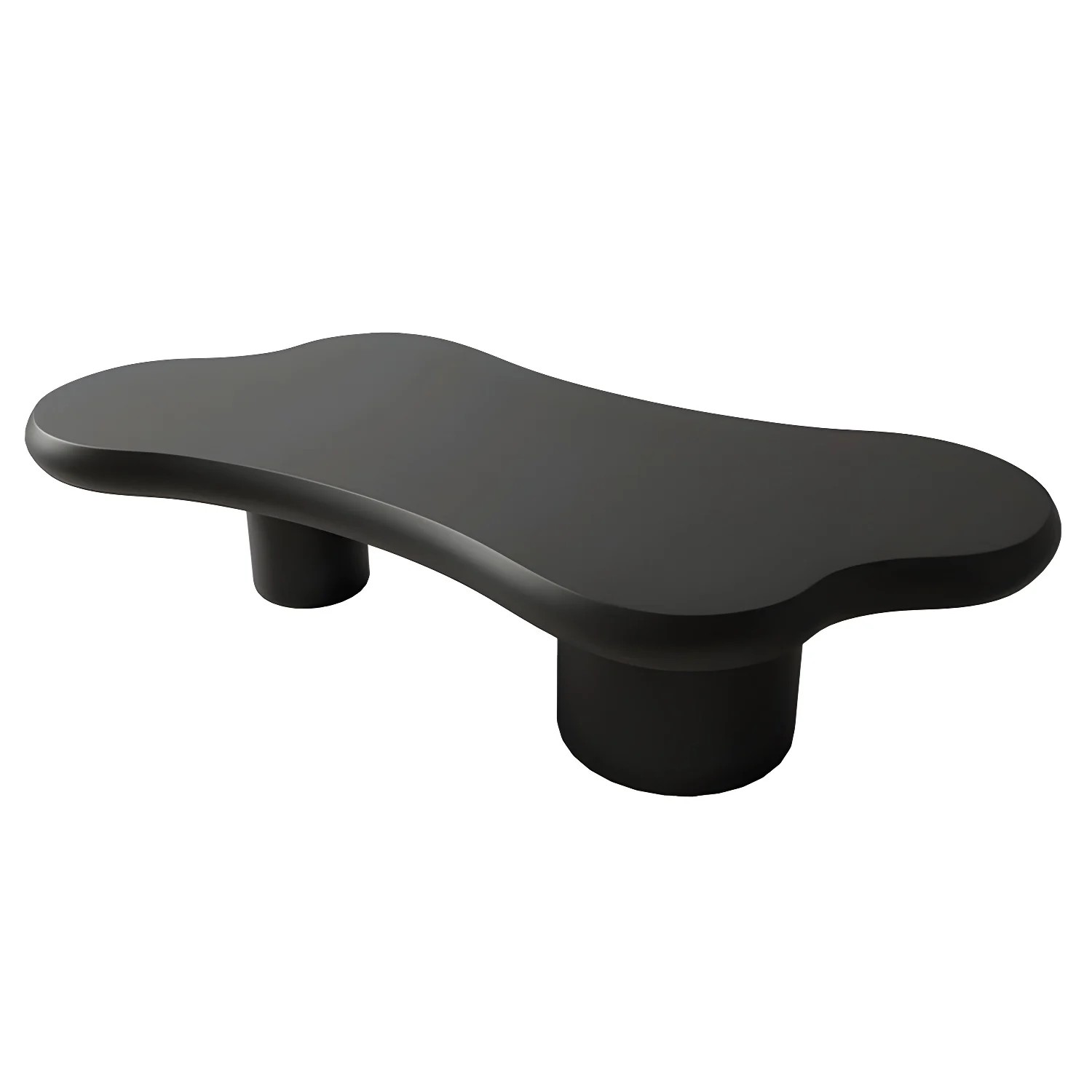 Cloud Freeform Wood Coffee Table lifestyle 1