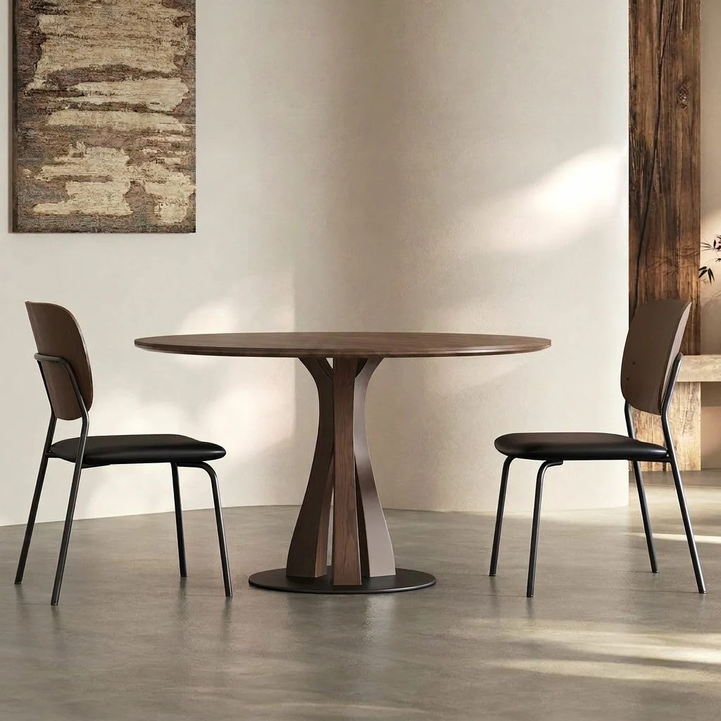 Round Sintered Stone Dining Table lifestyle 1