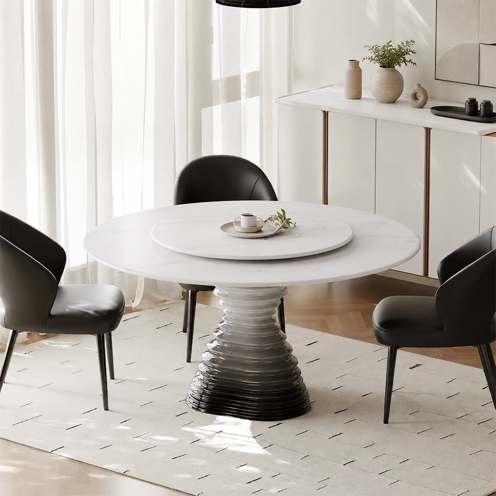 Gradient Marble Dining Table lifestyle 1