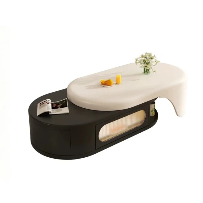 Retractable Sintered Stone Coffee Table lifestyle 1