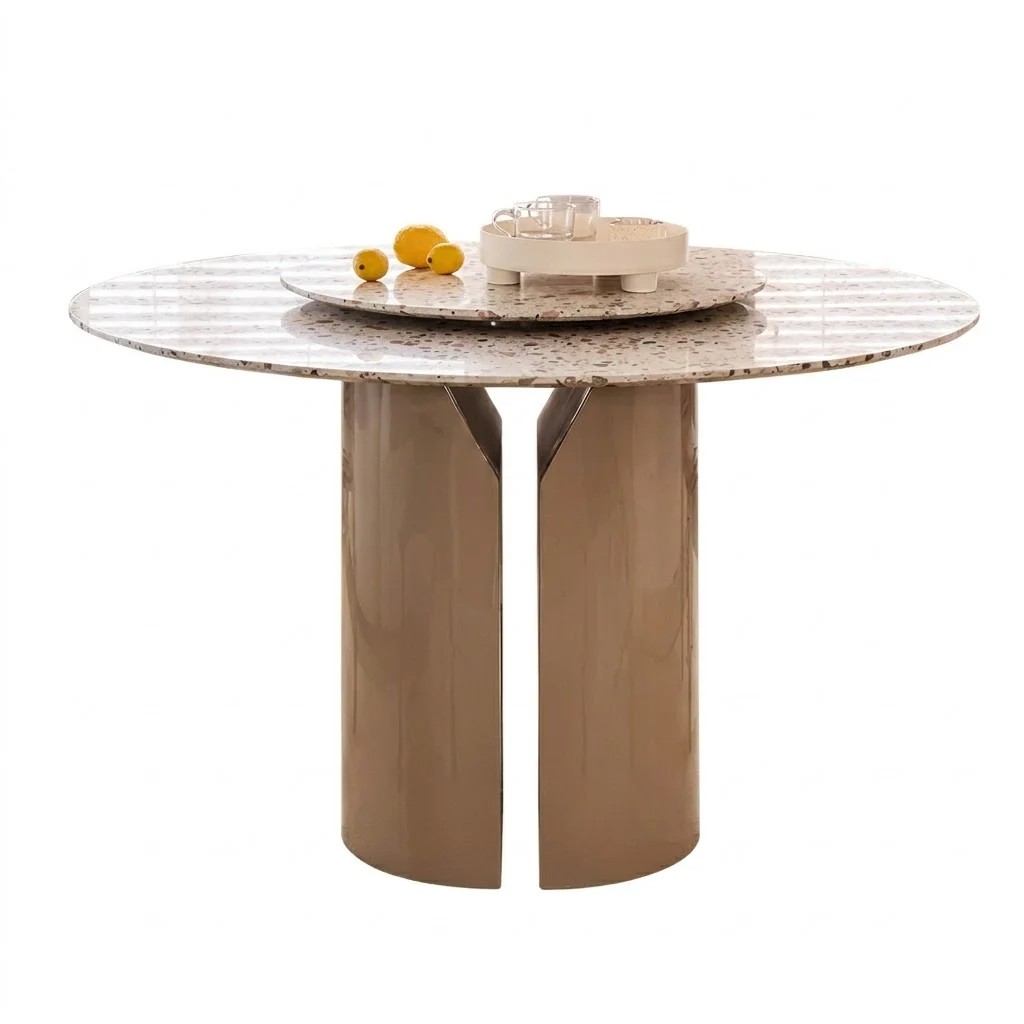 Round Terrazzo Dining Table lifestyle 1