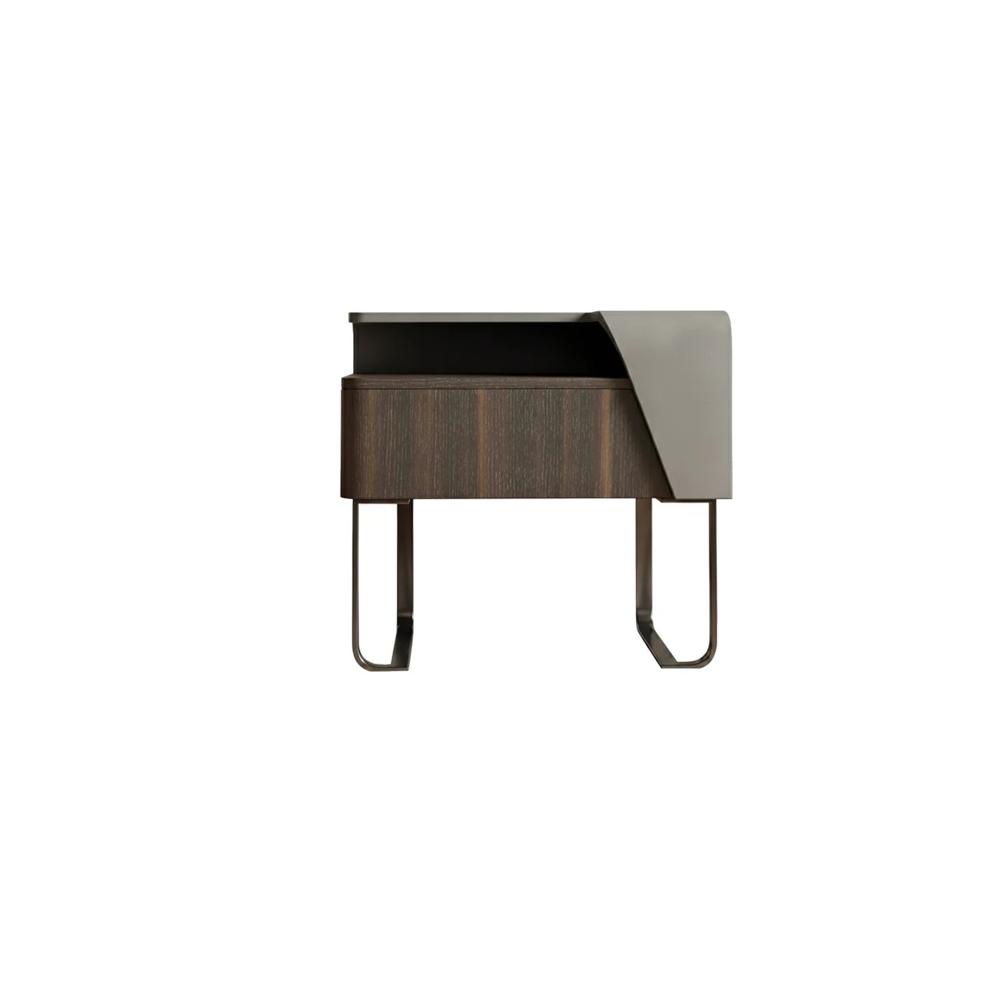 Lacquered Wood Nightstand lifestyle 1