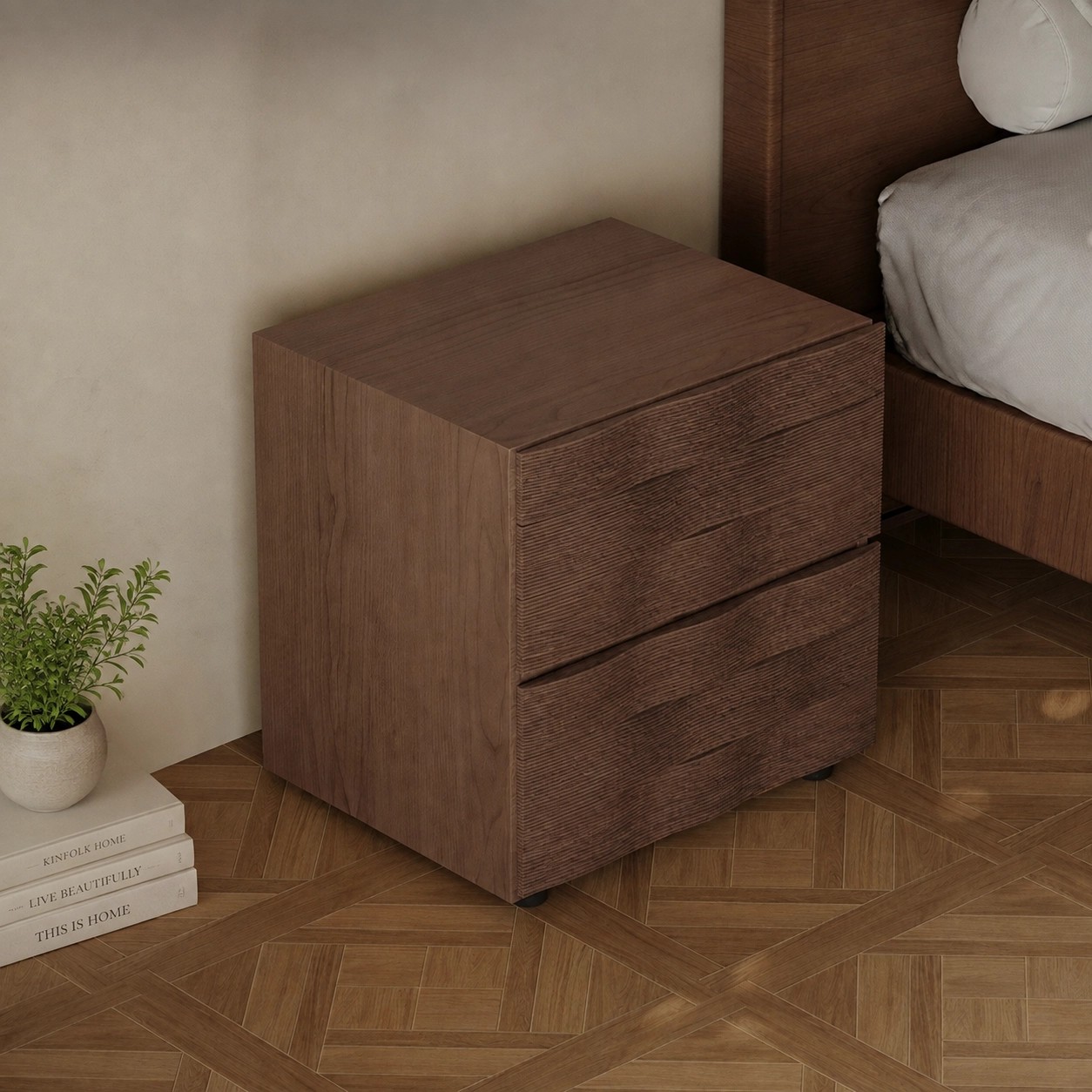 Vintage Nightstand, Irregular Design lifestyle 2