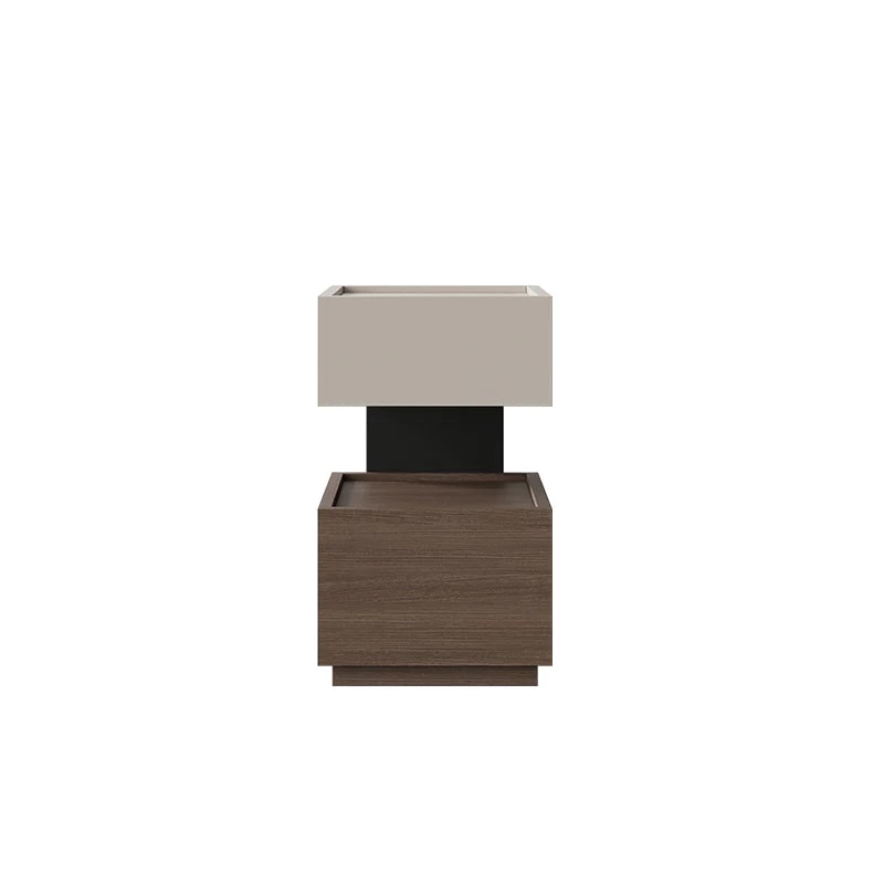 Wood 2-Drawer Nightstand lifestyle 1