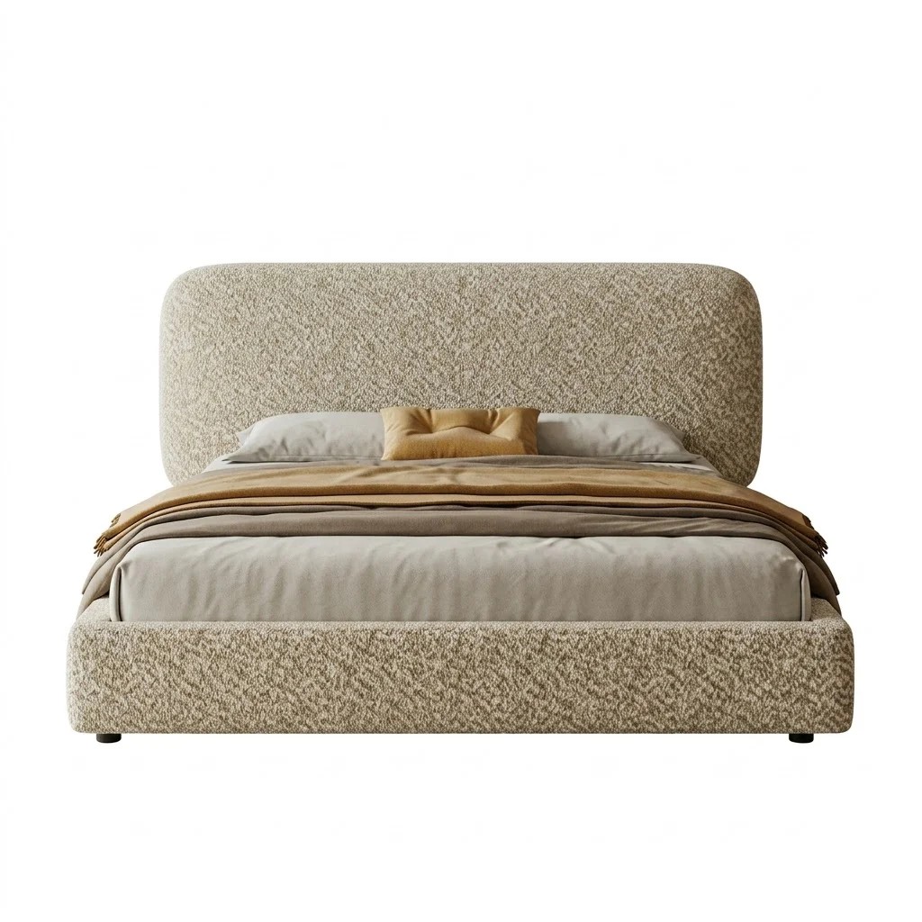 Minimalist Upholstered Storage Bed lifestyle 1