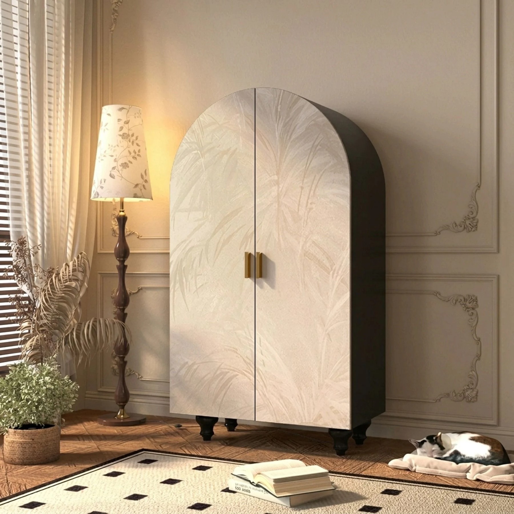 French Vintage Storage Cabinet lifestyle 1