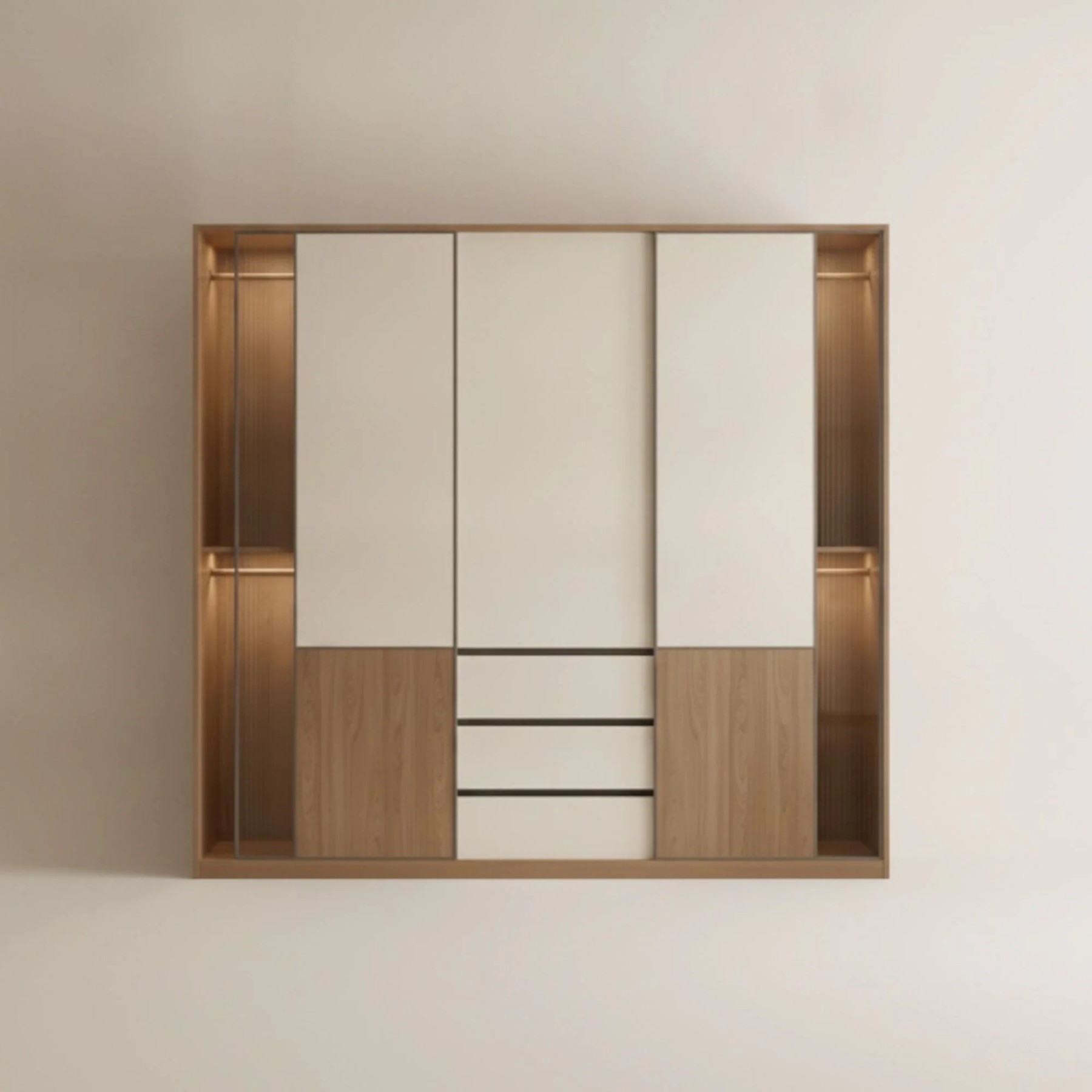 Modern Minimalist Sliding Wardrobe lifestyle 1