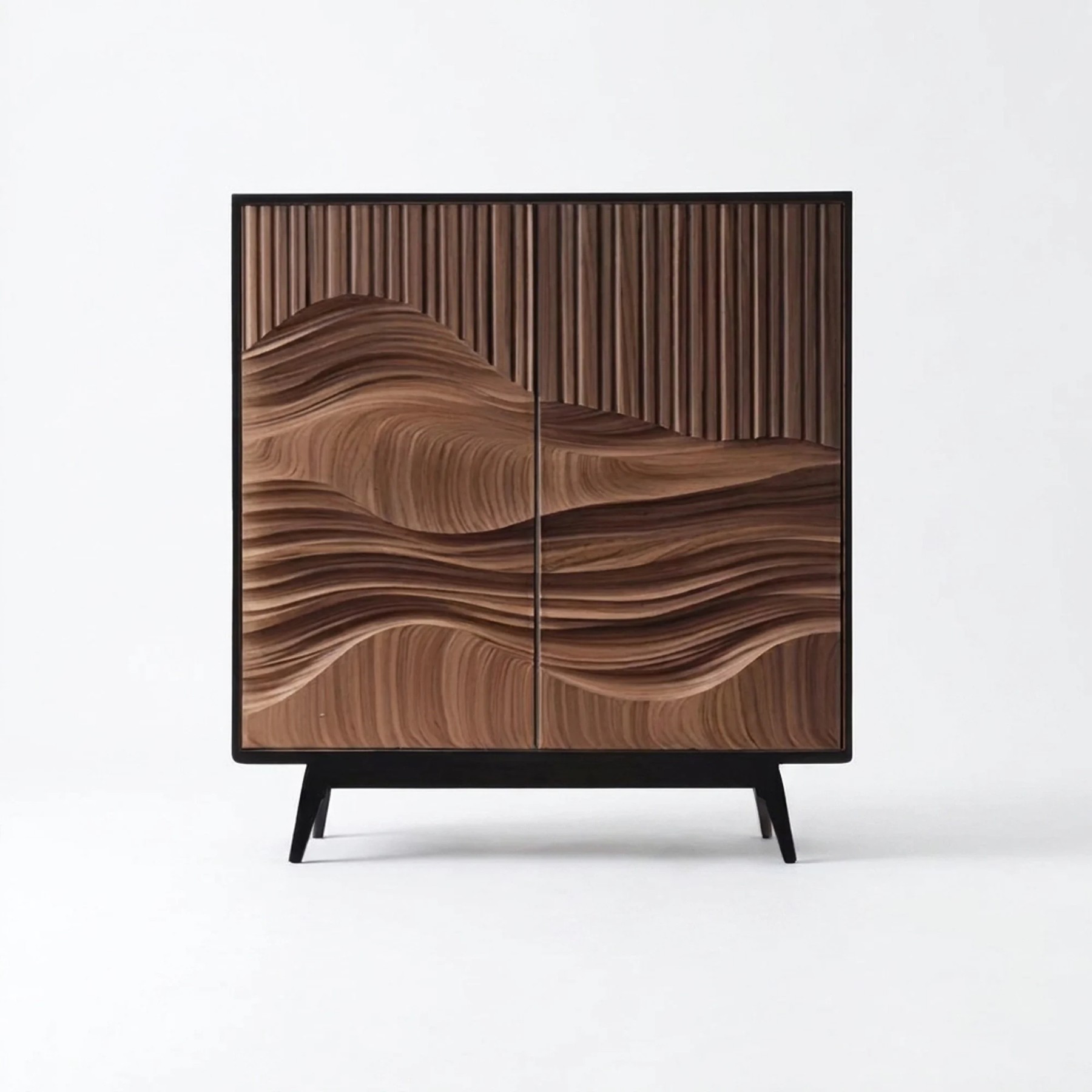 Wave Textured Panel Sideboard lifestyle 1