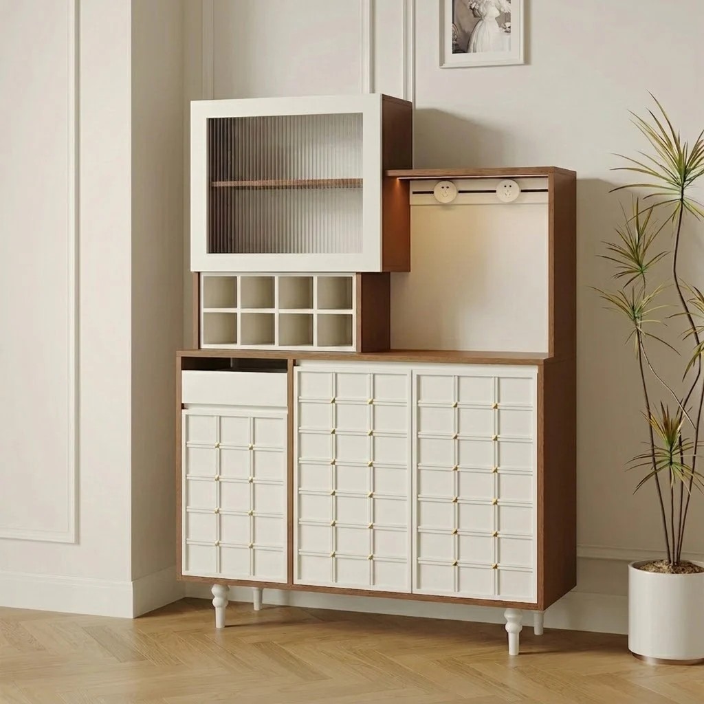Integrated Lit Coffee Bar Cabinet lifestyle 1