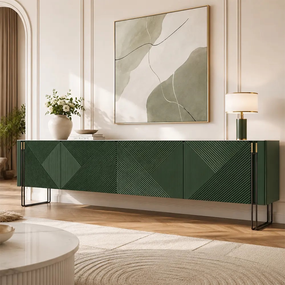 Wood TV Stand lifestyle 3