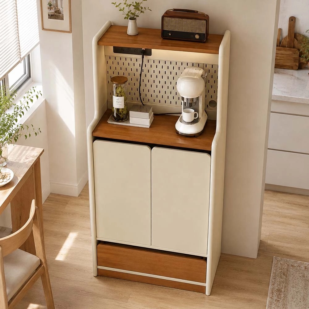 Cream-Style Pegboard Sideboard lifestyle 3