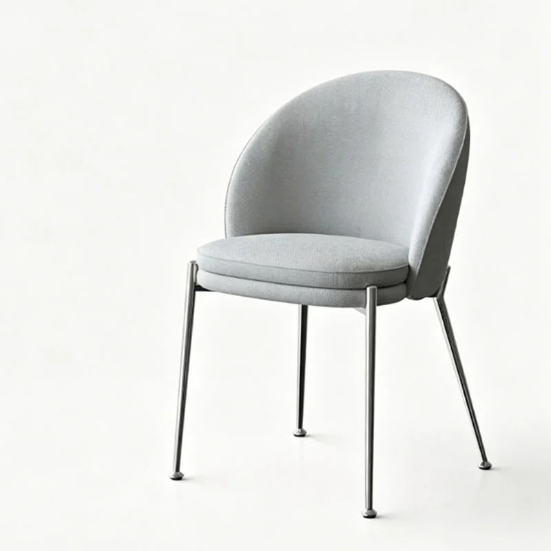 Curved Upholstered Dining Chair lifestyle 1