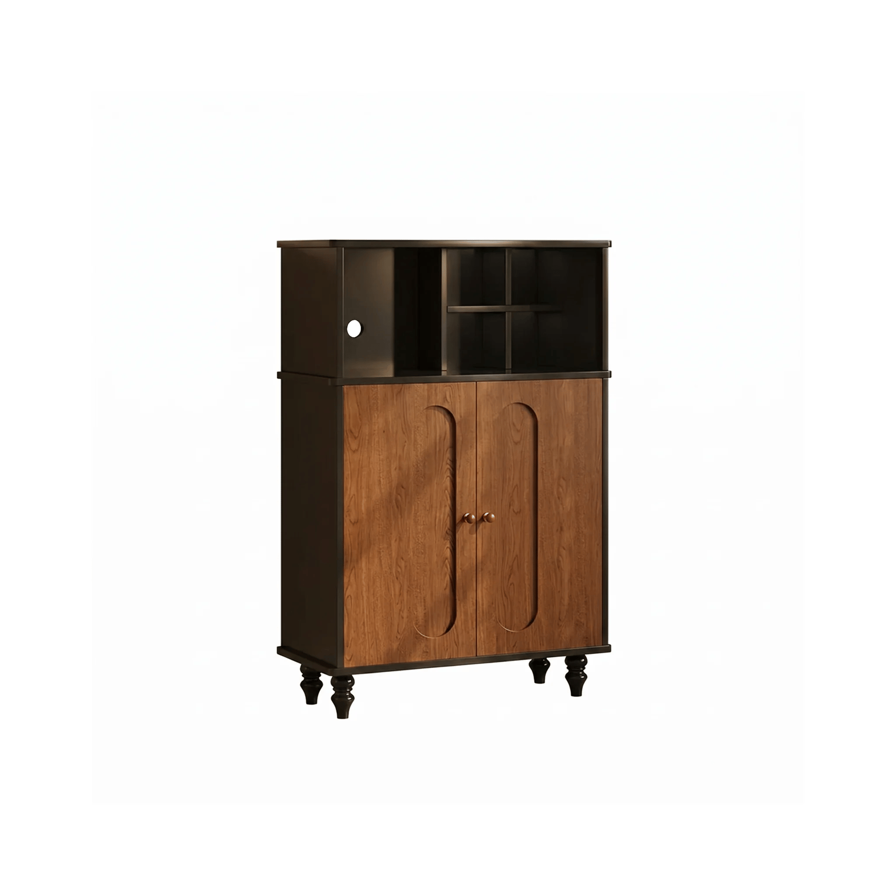 Mid-Century Solid Wood Sideboard lifestyle 1