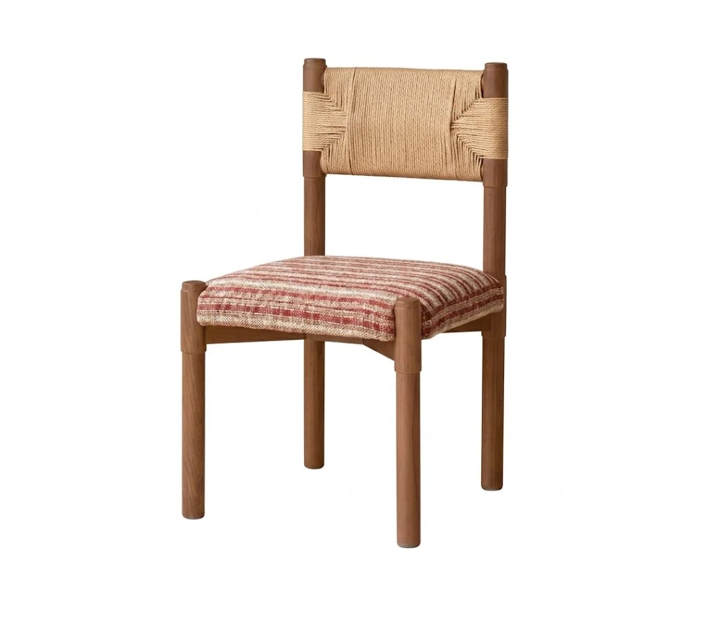 Vintage Wood Frame Dining Chair lifestyle 1