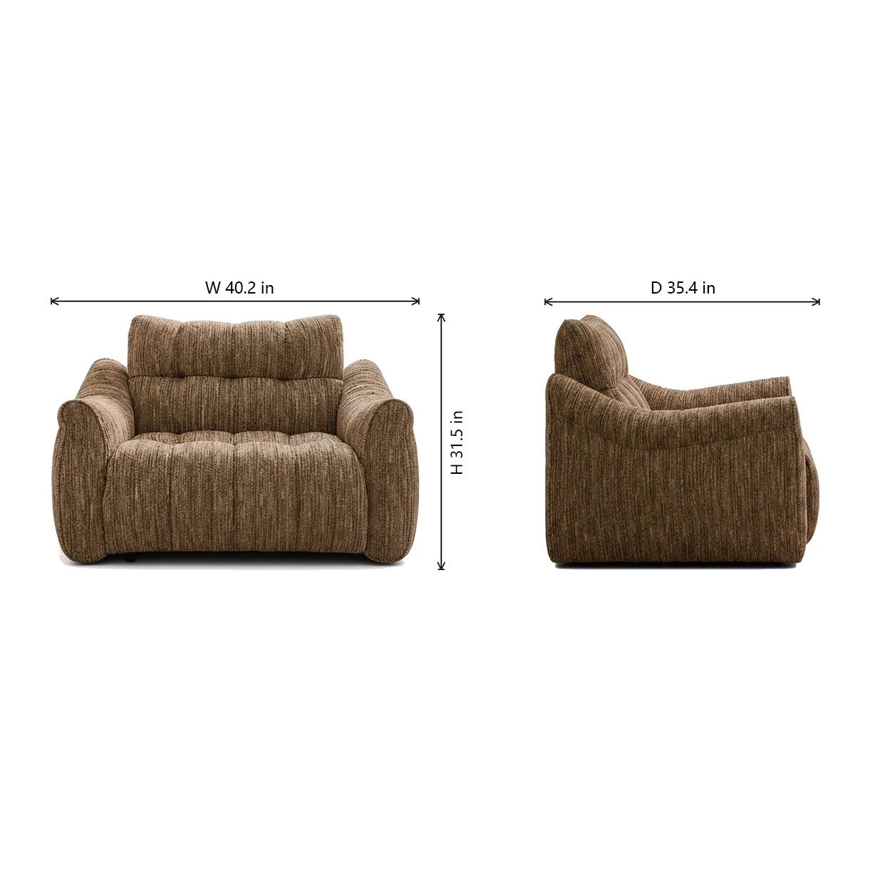 Wabi-Sabi Ash Wood Lounge Chair lifestyle 2