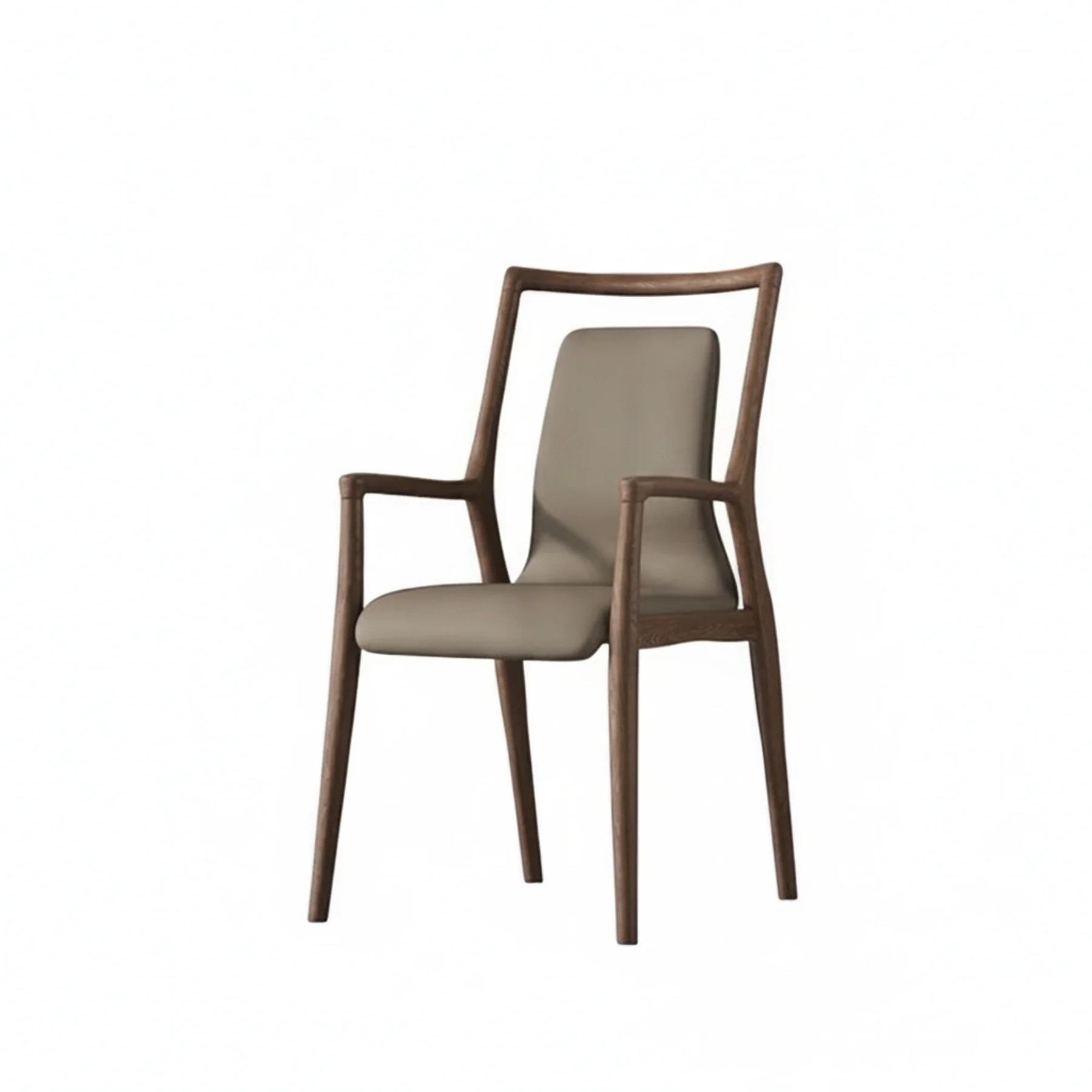 Upholstered Wooden Armchair lifestyle 1