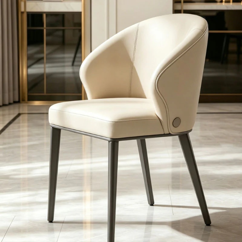 Upholstered Wrap-around Dining Chair lifestyle 1