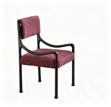 Vintage Fabric Dining Chair lifestyle 1