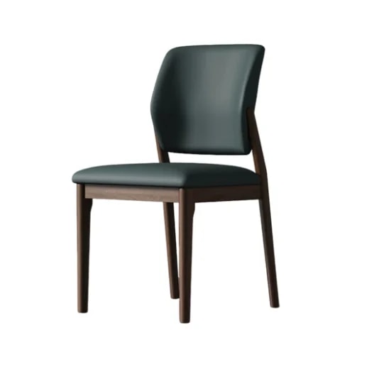 Modern Wood Upholstered Chair lifestyle 1