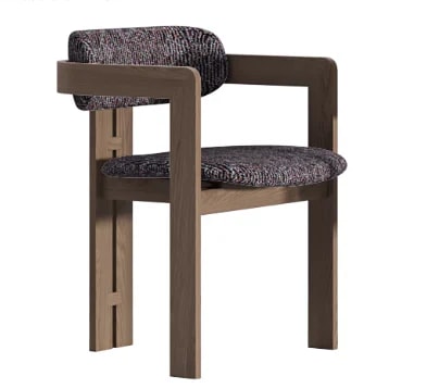 Mid-Century Wood Dining Chair lifestyle 1