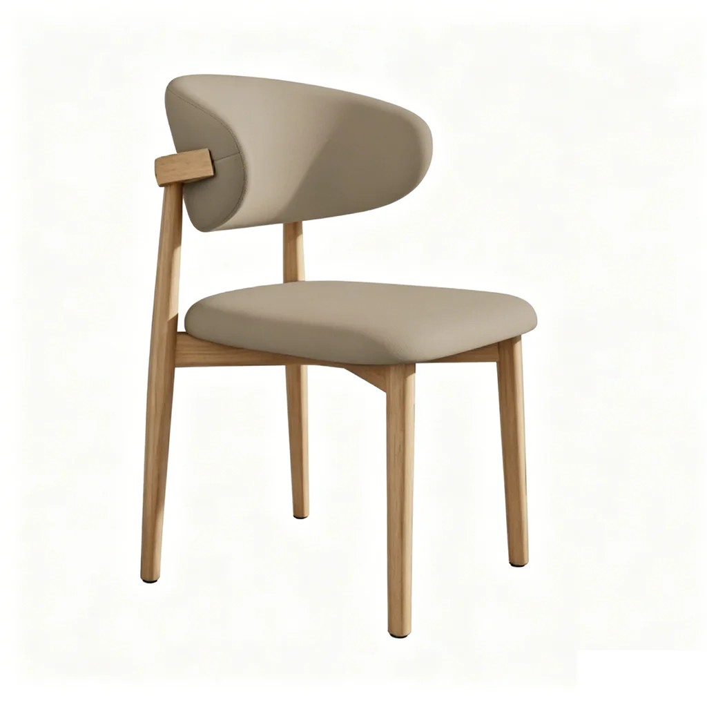 Minimalist Upholstered Dining Chair lifestyle 1
