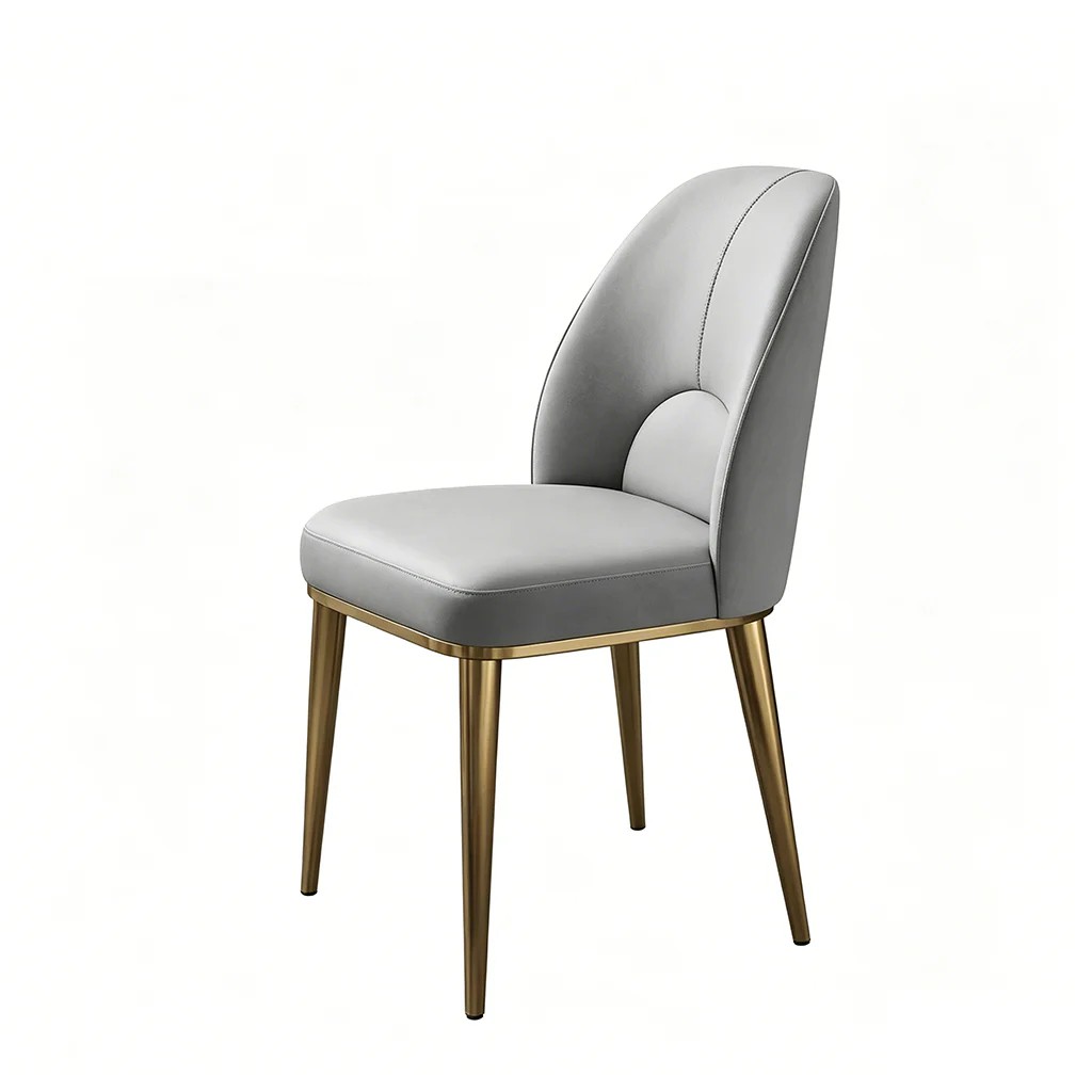 Leather Dining Chair, Steel Frame lifestyle 1