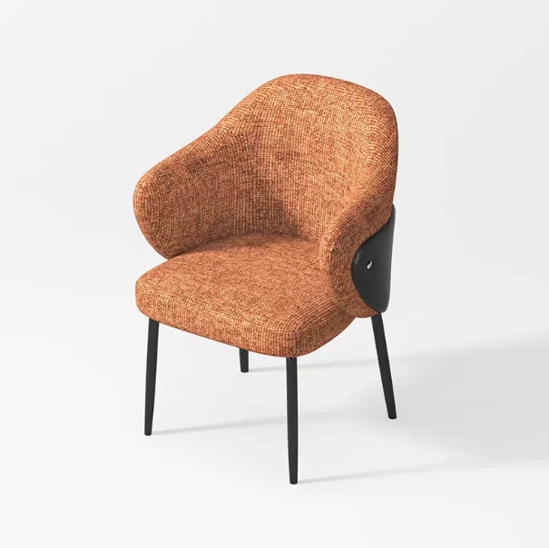 Linen Upholstered Dining Chair lifestyle 1