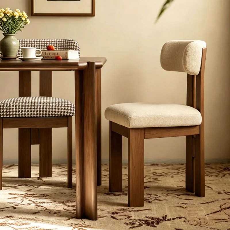 Curved Wooden Dining Chair lifestyle 2