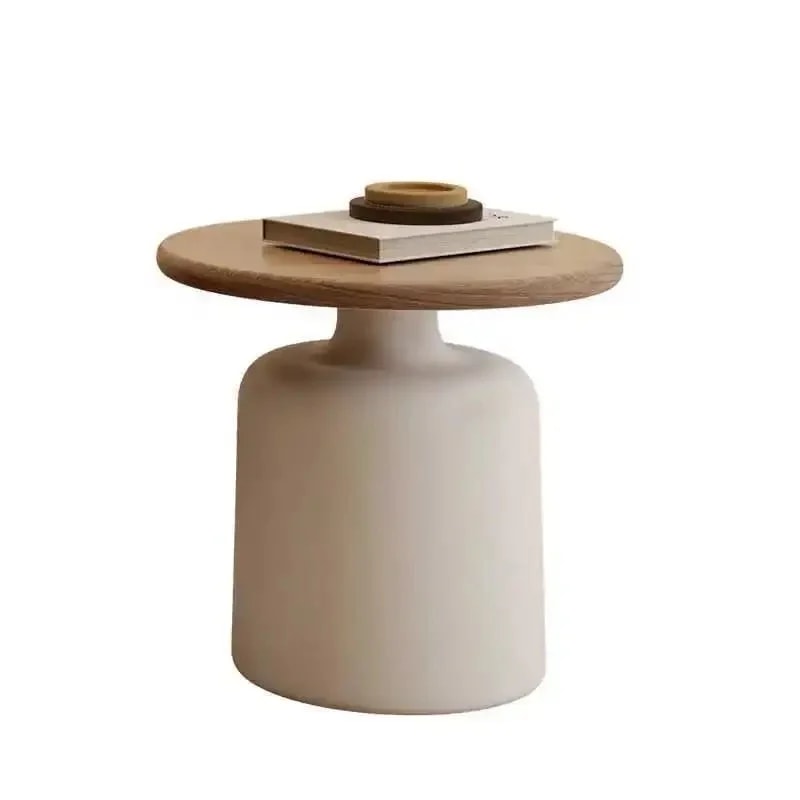 Orbicular Wood Top Coffee Table lifestyle 1