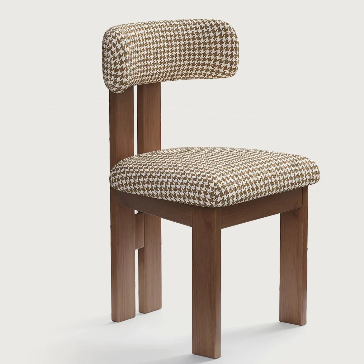 Curved Wooden Dining Chair lifestyle 1