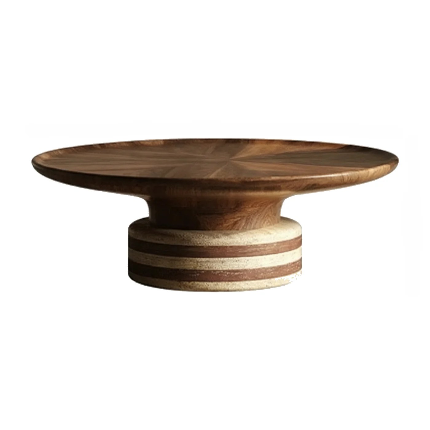 Travertine Coffee Table Set lifestyle 1